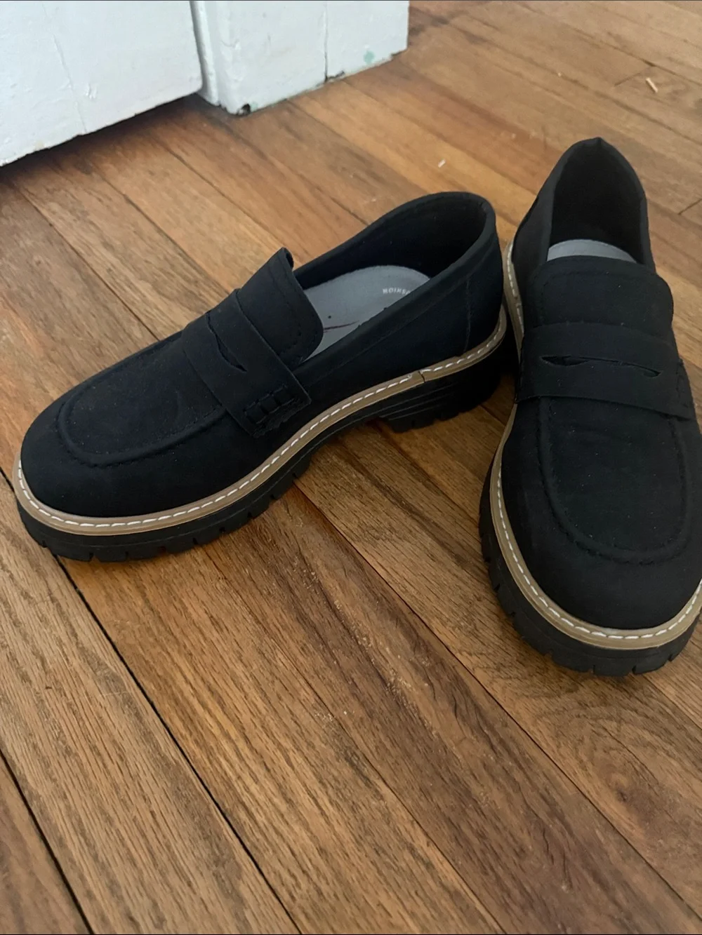 Black Penny Loafers